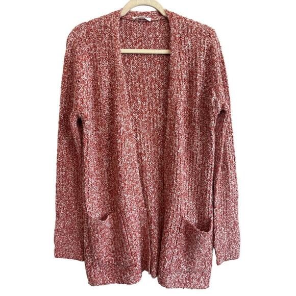 NWT Steve Madden Odetta Open Pocket Cardigan In Salmon Size Small - Picture 2 of 6